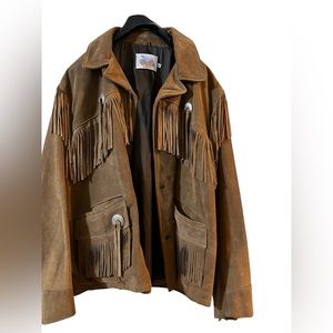 Men’s hand crafted suede/leather jacket